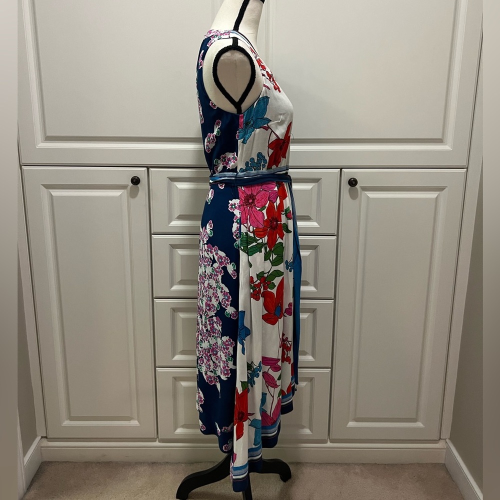 NWT Maeve |Anthropologie| Botanical belted Floral belted dress size 6 - Picture 5 of 15